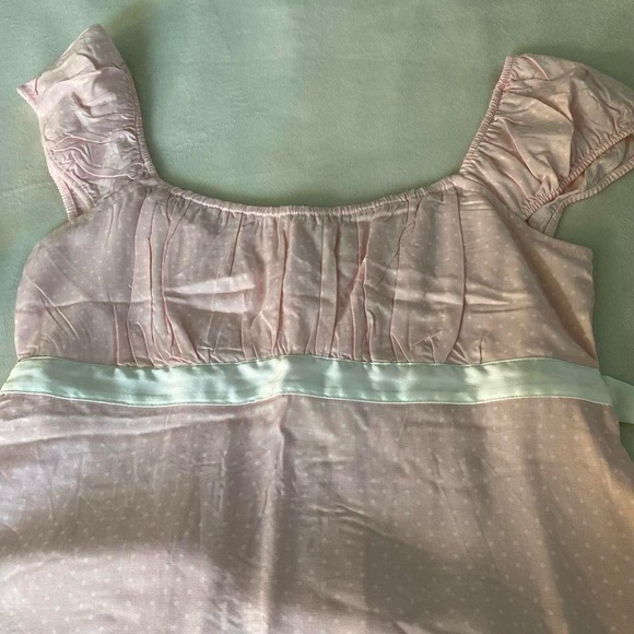 Hollister pink polka dot baby doll top - Picture 4 of 6